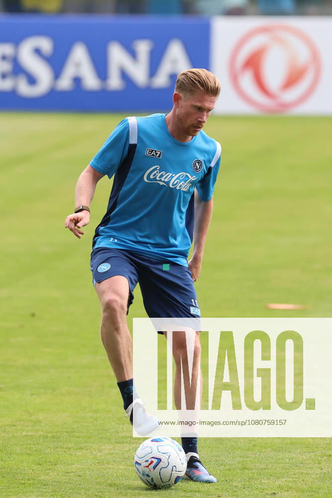 SSC Napoli Training Session Kevin De Bruyne of Napoli during a training session on Day of the preseason camp of SSC Napoli at stadio Patini in Castel di Sangro, Italy, on August 7, 2025. Castel di Sangro Abruzzo Italy