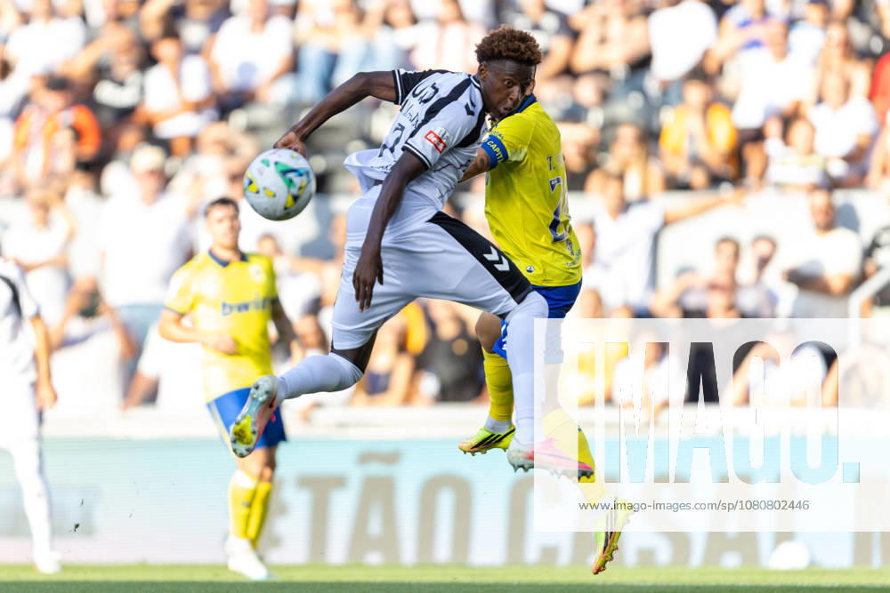 Vitoria SC V FC Arouca - Liga Portugal Betclic Oumar Camara of Vitoria SC is seen on action during the Vitoria SC versus FC Arouca match for the Liga Portugal Betclic 2026 27 at Estadio Dom Afonso Henriques in Guimaraes, Portugal, on August 08, 2026. Guimaraes Braga Portugal