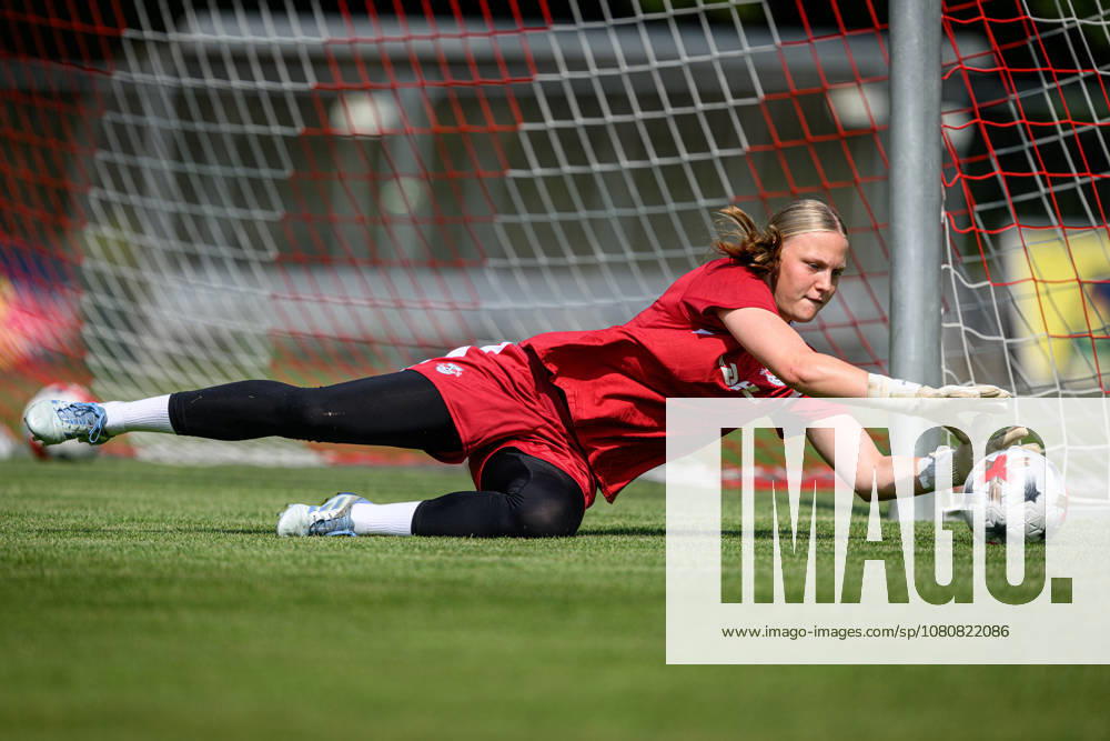 Leipzigs Torhueterin Torfrau Mirja Kropp. Training RB Leipzig Frauen am 31. Juli 2026. Sportschule Egidius Braun Abtnaundorf, Leipzig. Training RB Leipzig Frauen