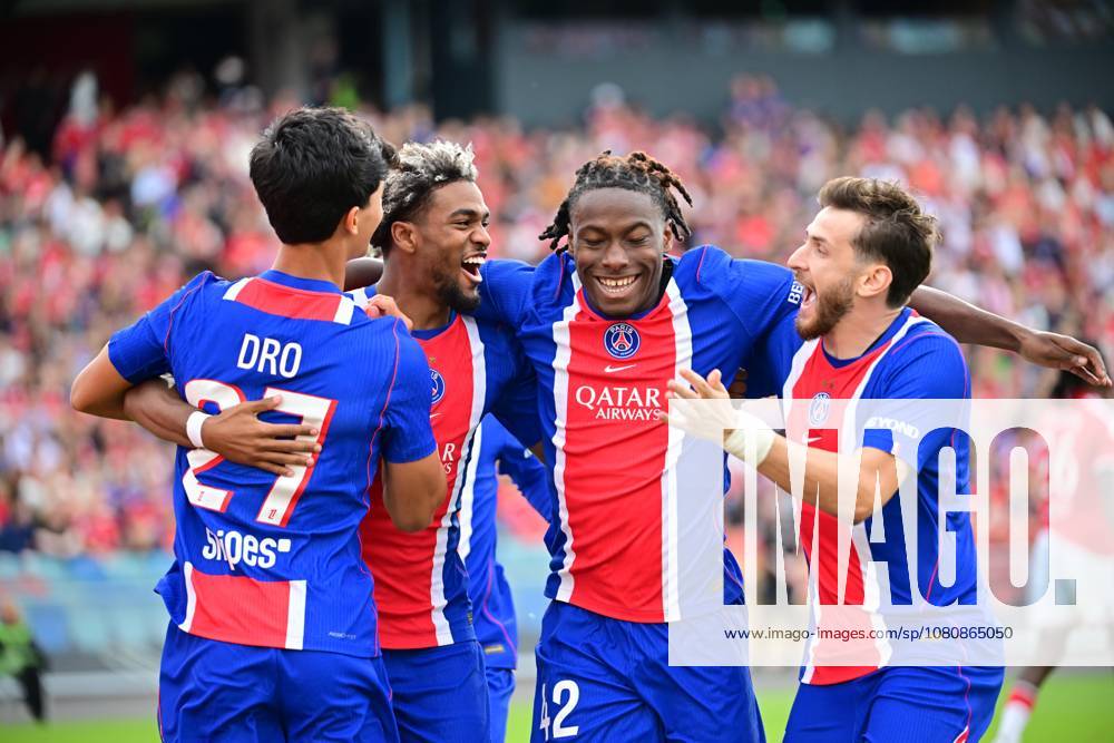 Dro fernandez mbaye (ibrahim) boly (david) kvaratskhelia (khvicha) FOOT MATCH AMICAL 2026 PSG Manchester United, ManU (1-1) ULLEVI STADIUM GOTEBORG SUEDE 08 08 2026 AUTISSIER JEAN BAPTISTE (1-0) mbaye (ibrahim) GOTEBORG ULLEVI STADIUM Suede GermanyxJapanxUKxFrancexBelgiumxOUT