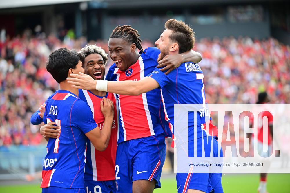 Dro fernandez mbaye (ibrahim) boly (david) kvaratskhelia (khvicha) FOOT MATCH AMICAL 2026 PSG Manchester United, ManU (1-1) ULLEVI STADIUM GOTEBORG SUEDE 08 08 2026 AUTISSIER JEAN BAPTISTE (1-0) mbaye (ibrahim) GOTEBORG ULLEVI STADIUM Suede GermanyxJapanxUKxFrancexBelgiumxOUT