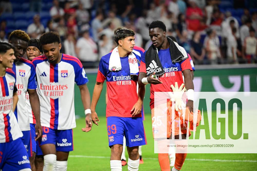 De carvalho (mathys) bengui (justin) FOOT LIGUE DES CHAMPIONS 2026 LYON-SPARTA PRAGUE (3-0) GROUPAMA STADIUM DECINES CHARPIEU FRANCE 11 08 2026 AUTISSIER JEAN BAPTISTE DECINES CHARPIEU GROUPAMA STADIUM France GermanyxJapanxUKxFrancexBelgiumxOUT