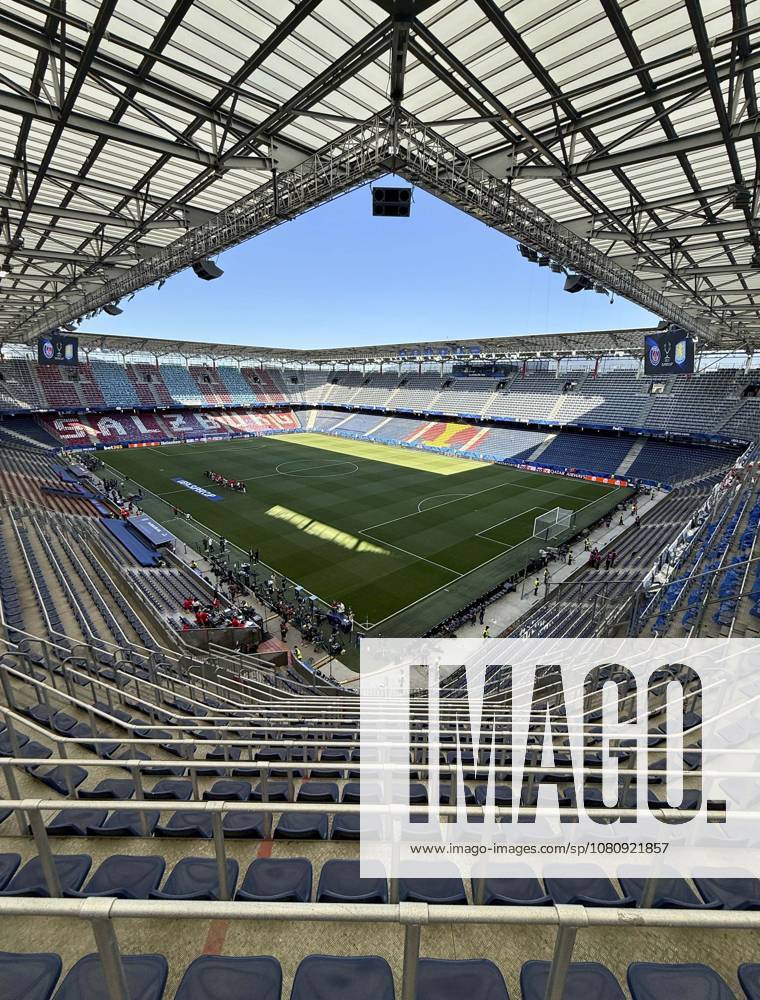 Fussball UEFA-Supercup 2026: Finale in Salzburg (Österreich), Paris St. Germain - Aston Villa, in der Red Bull Arena (Wals bei Salzburg). Stadionübersicht