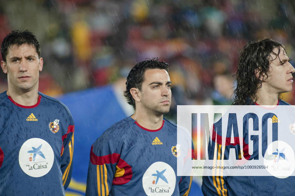 File image. 12th August 2026. Spaniard Xavi Hernandez announced as new Dutch national coach Palma de Mallorca. Spain 28th March 2007. Euro 2008 qualifier Spain vs Iceland. In torrential rain the Spanish win unconvincingly 1:0. Xavi Martinez, known as Xavi