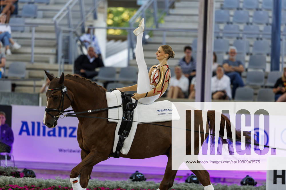 AACHEN - FEI World Championships 2026, AACHEN - FEI World Championships 2026 MEYER Kathrin (GER), Captain Claus OLD FEI Vaulting World Championship, WM, Weltmeisterschaft Individual Female Aachen, Reitstadion Soers 13. August 2026 -