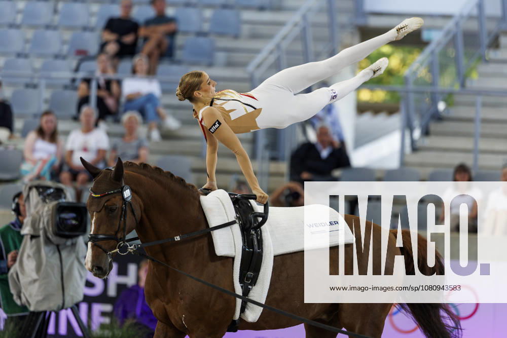 AACHEN - FEI World Championships 2026, AACHEN - FEI World Championships 2026 MEYER Kathrin (GER), Captain Claus OLD FEI Vaulting World Championship, WM, Weltmeisterschaft Individual Female Aachen, Reitstadion Soers 13. August 2026 -