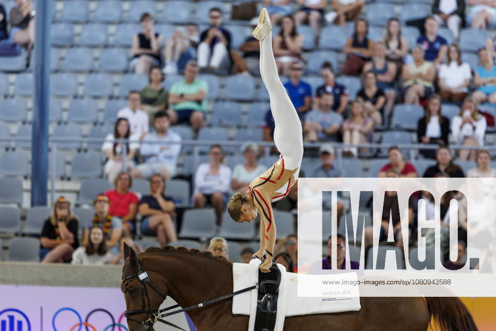 AACHEN - FEI World Championships 2026, AACHEN - FEI World Championships 2026 MEYER Kathrin (GER), Captain Claus OLD FEI Vaulting World Championship, WM, Weltmeisterschaft Individual Female Aachen, Reitstadion Soers 13. August 2026 -