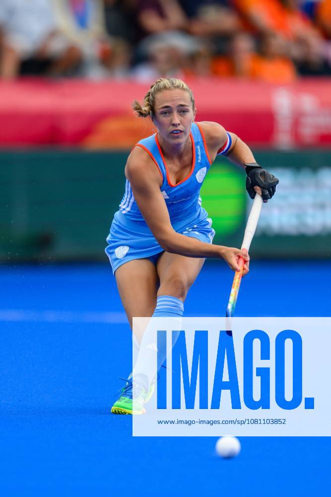 AMSTELVEEN, 15-08-2026, Wagener Stadion, FIH Hockey World Cup 2026 Women, 2026. Renee van Laarhoven during the game Netherlands - Chile (women). Netherlands - Chile (women) x205738732x