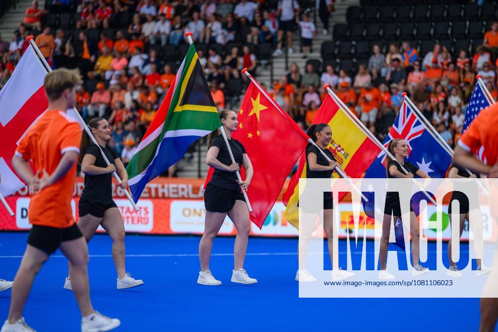AMSTELVEEN, 15-08-2026, Wagener Stadion, FIH Hockey World Cup 2026 Women, 2026. Pictures from the Openingsceremony before the game Netherlands - Chile (women). Netherlands - Chile (women) x205739988x