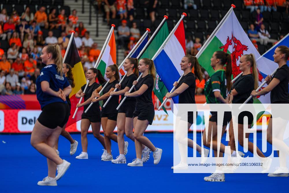 AMSTELVEEN, 15-08-2026, Wagener Stadion, FIH Hockey World Cup 2026 Women, 2026. Pictures from the Openingsceremony before the game Netherlands - Chile (women). Netherlands - Chile (women) x205739992x