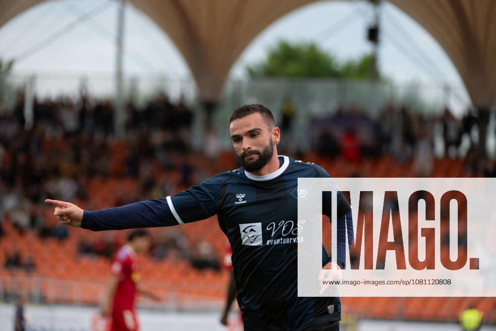 GER, Fussball, Regionalliga Nord, 4.Spieltag, Saison 2026 2027, Oldenburg, Marschwegstadion, VfB Oldenburg vs FC Eintracht Norderstedt Leon DEMAJ ( VfB Oldenburg 10 )jubelt über das Tor zum 1:0 Oldenburg Marschwegstadion Niedersachsen Deutschland