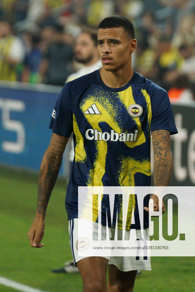 Mason Greenwood (C) of Fenerbahce looks on before the UEFA Champions League play-off round match between Fenerbahce and Olympique Lyonnais at the Chobani Stadium, Fenerbahce Sukru Saracoglu Sports Complex in Istanbul, Turkey, on August 18, 2026. Kadikoy Turkey - ZUMAu194 20260818_zip_u194_005