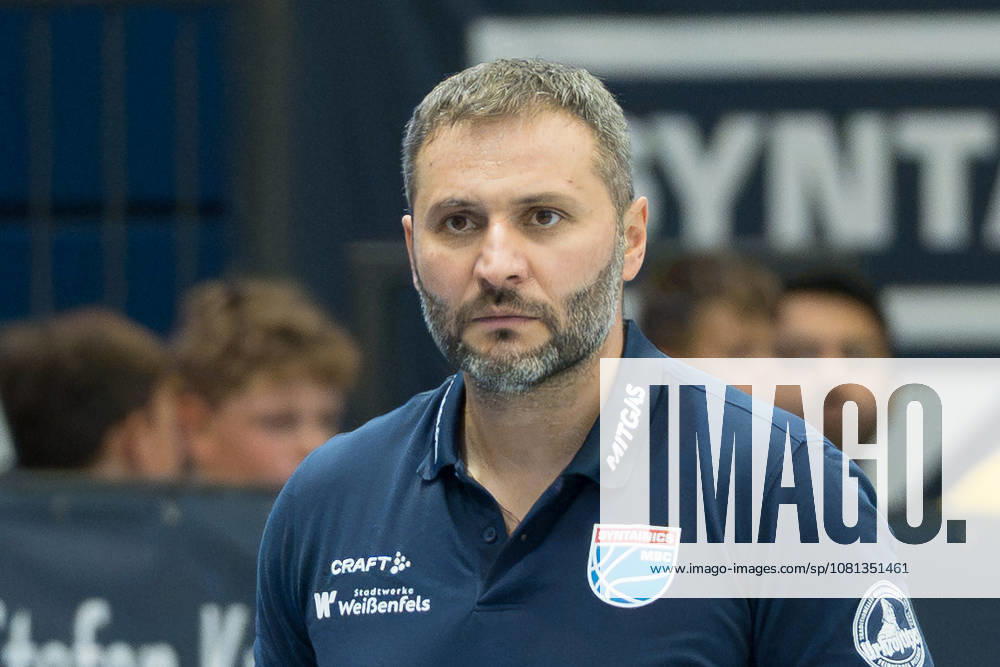 Vladimir Jovanovic (MBC, Head Coach), Syntainics MBC vs. Basketball Löwen Braunschweig, Testspiel, Saisonvorbereitung, Basketball, Bundesliga, Maenner, Saison 2026 27, 19.08.2026. Weißenfels Stadthalle Sachsen-Anhalt Deutschland