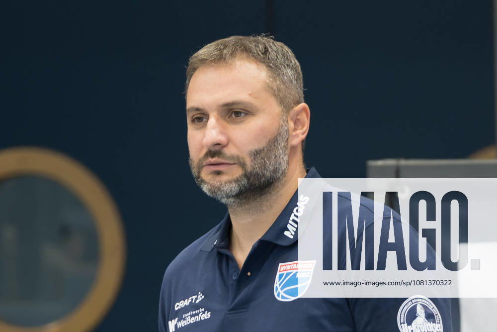 Vladimir Jovanovic (MBC, Head Coach), Syntainics MBC vs. Basketball Löwen Braunschweig, Testspiel, Saisonvorbereitung, Basketball, Bundesliga, Maenner, Saison 2026 27, 19.08.2026. Weißenfels Stadthalle Sachsen-Anhalt Deutschland