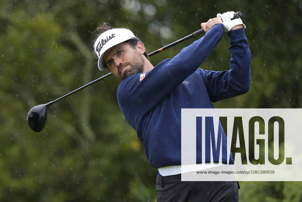 BALMEDIE, SCOTLAND - AUG 20: David Ravetto (FRA) plays from the tenth tee during Round 1 at the 2026 Nexo Championship at the Trump International Golf Links, Balmedie on August 20, 2026 in Aberdeenshire, Scotland The 2026 Nexo Championship