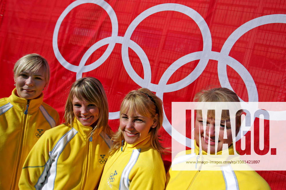 OS 2006 Vinter, Curling, Dam: Eva Lund, Ulrika Bergman, Anna Svärd och Anette Norberg Turin Italien