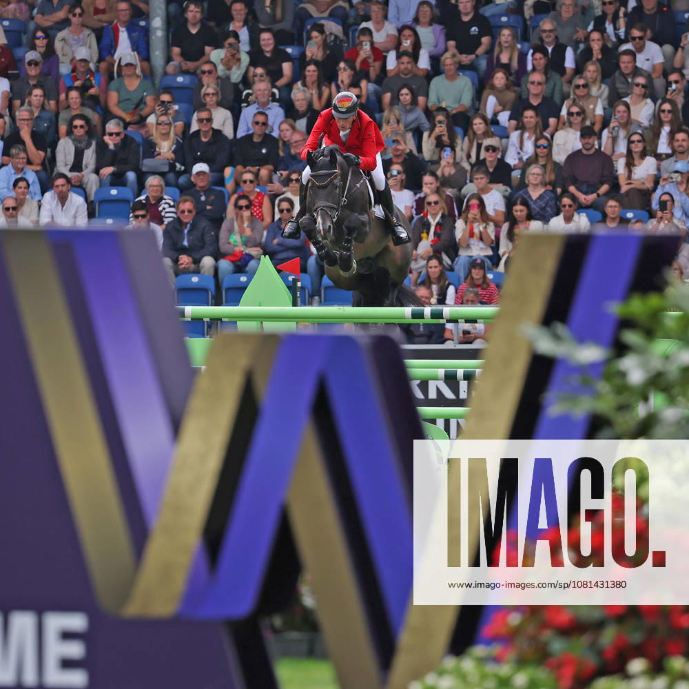 Daniel Deusser (GER, Deutschland) mit Pferd Otello de Guldenboom, FEI Jumping World Championship, WM, Weltmeisterschaft Second Competition Team Final & Second Individual Qualifier, Mercedes-Benz Prize , Springen, FEI Jumping World Championship , Turkish Airlines-Prize, Einzel und Teamwertung, Jumping , AACHEN - FEI World Championships 2026, Weltfest des Pferdesports, Reitsport Weltmeisterschaft 2026, Aachen 2026, Welcome Home 2026, Aachener Soers, 11. bis 23. August 2026, Reitsport, 20.08.2026, Aachen Aachener Soers Deutschland
