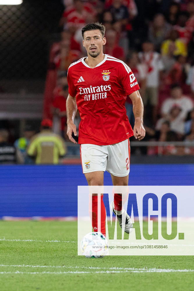 Benfica defender from France CLEMENT LENGLET (2) in action during the game for the 1st Leg of UEFA Europa League Qualifier Playoff between Benfica and Aarhus at Estadio da Luz Soccer 2026: Benfica 3:1 Aarhus - ZUMAs359 20260820_zsp_s359_278