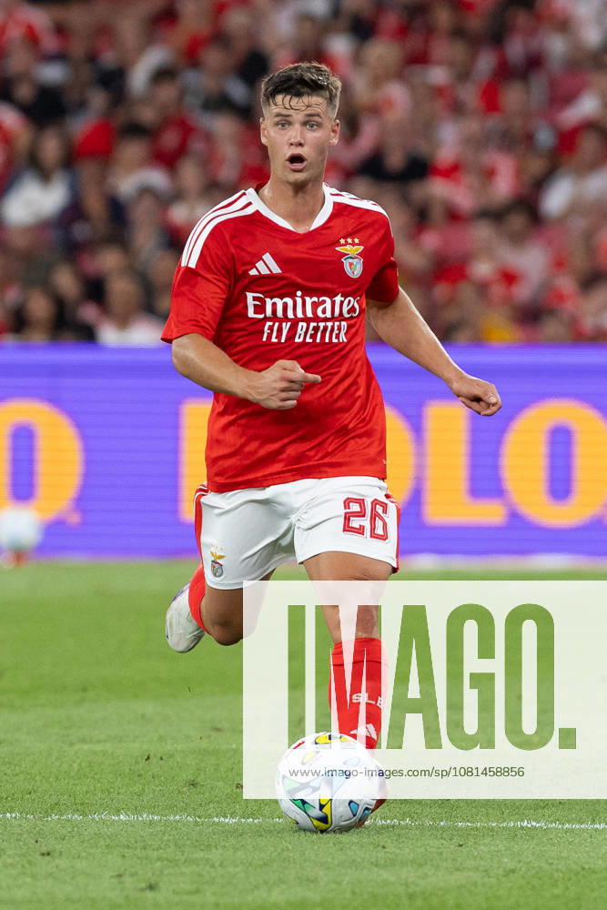 Benfica defender from Sweden SAMUEL DAHL (26) in action during the game for the 1st Leg of UEFA Europa League Qualifier Playoff between Benfica and Aarhus at Estadio da Luz Soccer 2026: Benfica 3:1 Aarhus - ZUMAs359 20260820_zsp_s359_281