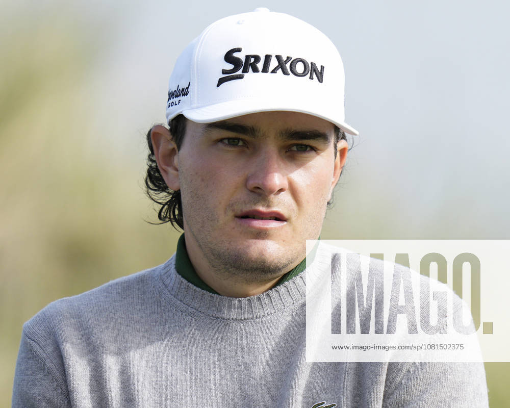 BALMEDIE, SCOTLAND - AUG 21: Maximilian Steinlechner (AUT) waits on the third tee during Round 2 at the 2026 Nexo Championship at the Trump International Golf Links, Balmedie on August 21, 2026 in Aberdeenshire, Scotland The 2026 Nexo Championship
