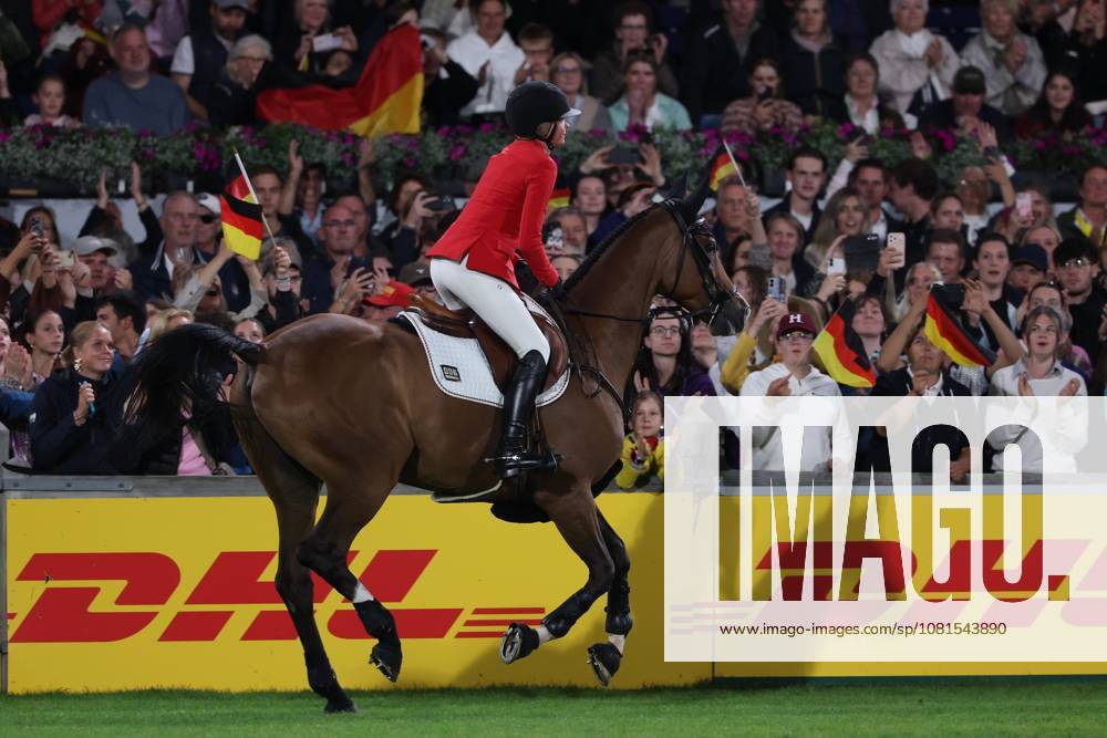 Sophie Hinners (GER, Deutschland) mit Pferd Iron Dames Singclair , Springen, FEI Jumping World Championship, WM, Weltmeisterschaft , FEI Jumping World Championship Second Competition Ð Team Final, Mercedes-Benz Prize, Mercedes-Benz Prize, Einzel und Teamwertung, Jumping , AACHEN - FEI World Championships 2026, Weltfest des Pferdesports, Reitsport Weltmeisterschaft 2026, Aachen 2026, Welcome Home 2026, Aachener Soers, 11. bis 23. August 2026, Reitsport, 20.08.2026, Aachen Aachener Soers Deutschland