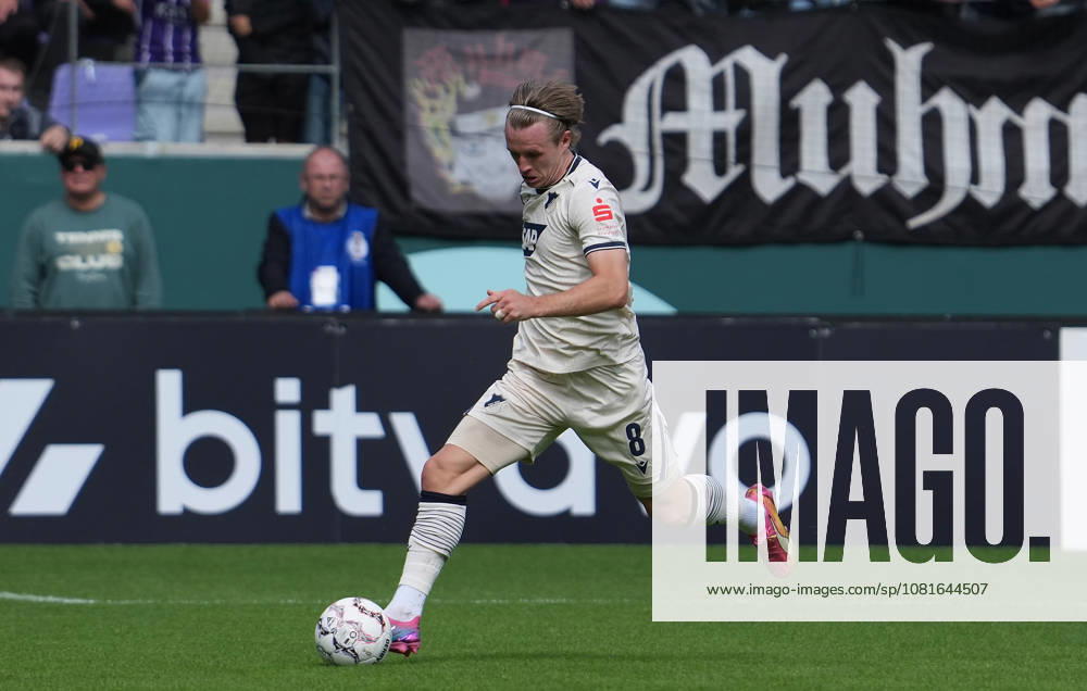 eins Erzgebirgsstadion, Aue, GER, DFB Pokal, Erzgebirge Aue vs TSG Hoffenheim , Patrick Wimmer (Hoffenheim) (Photo by Hasan Bratic DeFodi Images) -