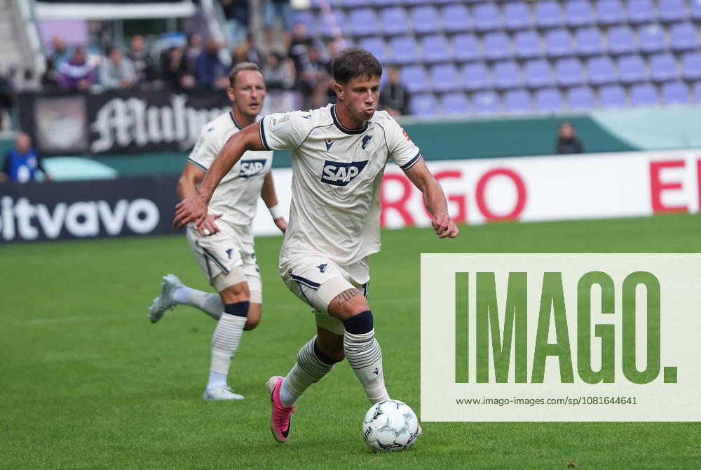 eins Erzgebirgsstadion, Aue, GER, DFB Pokal, Erzgebirge Aue vs TSG Hoffenheim , Adam Hlozek (Hoffenheim) (Photo by Hasan Bratic DeFodi Images) -