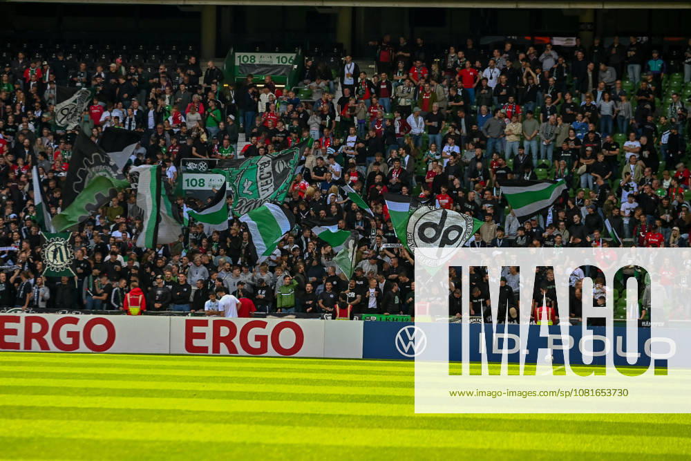 Hannover 96, Fanblock SV Hemelingen vs. Hannover 96, Fussball, DFB-Pokal, 1. Runde, Saison 2026 2027, 22.08.2026, SV Hemelingen vs. Hannover 96, Fussball, DFB-Pokal, 1. Runde, Saison 2026 2027, 22.08.2026 Bremen