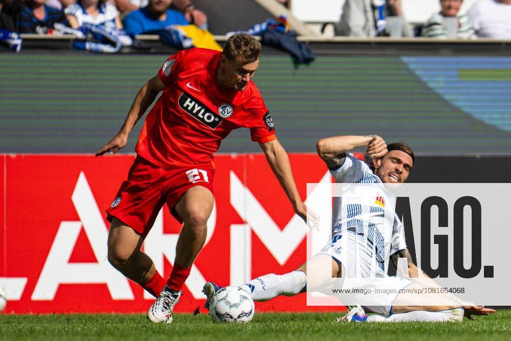Fußball DFB-Pokal MSV Duisburg - SV Elversberg am 22.08.26 in der Schauinsland-Reisen Arena in Duisburg Joshua Bitter ( Duisburg ) Duisburg