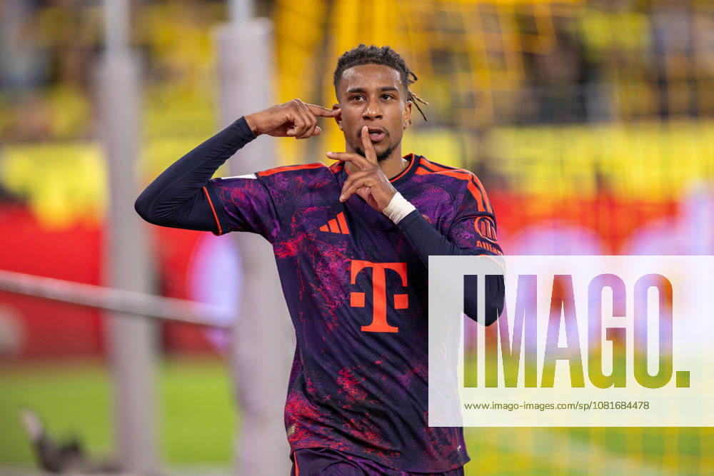 Fussball, Franz Beckenbauer Supercup 2026, Borussia Dortmund - FC Bayern München. Michael Olise (FC Bayern München) bejubelt das Tor zum 0:2. Dortmund Signal Iduna Park NRW Deutschland xRHR-FOTO DEx