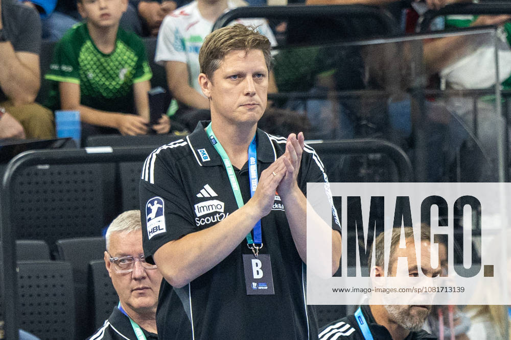 Portrait Nicolej Krickau (Füchse Berlin, Head Coach), SC Magdeburg vs. Füchse Berlin, Handball, HBL, REXEL SUPER CUP, 2026, 22.08.2026 Munich SAP Garden Germany