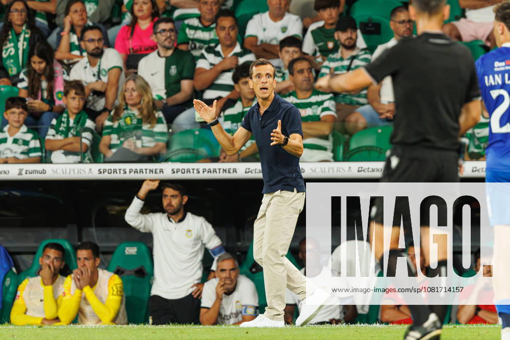 Sergio Ferreira head coach Of Fc Alverca seen during Betclic League game between teams of Sporting CP and FC Alverca (Luis Loureiro Ball Raw Images) Lisboa Estadio Jose Alvalade Portugal