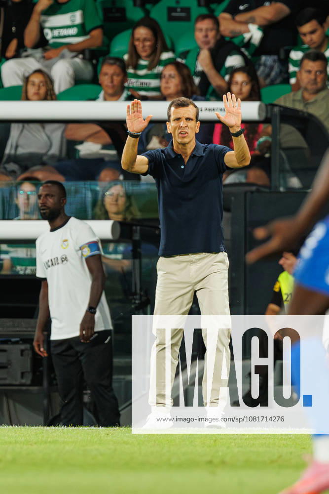 Sergio Ferreira head coach Of Fc Alverca seen during Betclic League game between teams of Sporting CP and FC Alverca (Luis Loureiro Ball Raw Images) Lisboa Estadio Jose Alvalade Portugal