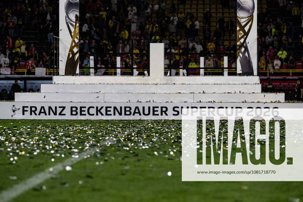Franz Beckenbauer Supercup 20206, Borussia Dortmund vs. FC Bayern Muenchen, Fussball, Franz Beckenbauer Supercup, 22.08.2026 DFB regulations prohibit any use of photographs as image sequences and or quasi-video Dortmund Nordrhein-Westfalen Deutschland