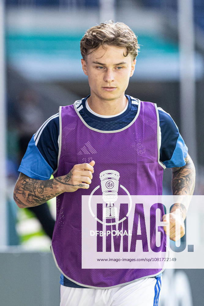 DFB-Pokal, 2026 2027, 1. Runde: MSV Duisburg - SV 07 Elversberg; 22.08.2026 Niklas Jessen (MSV Duisburg, 20) DFB-Pokal, 2026 2027, 1. Runde: MSV Duisburg - SV 07 Elversberg; Schauinsland-Reisen-Arena, Duisburg; 22.08.2026 DFB regulations prohibit any use of photographs as image sequences and or quasi video.