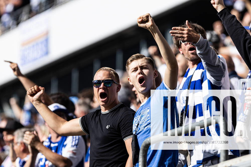 DFB-Pokal, 2026 2027, 1. Runde: MSV Duisburg - SV 07 Elversberg; 22.08.2026 Fans von MSV Duisburg DFB-Pokal, 2026 2027, 1. Runde: MSV Duisburg - SV 07 Elversberg; Schauinsland-Reisen-Arena, Duisburg; 22.08.2026 DFB regulations prohibit any use of photographs as image sequences and or quasi video.