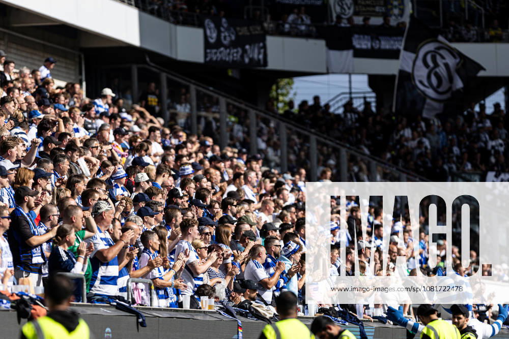 DFB-Pokal, 2026 2027, 1. Runde: MSV Duisburg - SV 07 Elversberg; 22.08.2026 Fans von MSV Duisburg DFB-Pokal, 2026 2027, 1. Runde: MSV Duisburg - SV 07 Elversberg; Schauinsland-Reisen-Arena, Duisburg; 22.08.2026 DFB regulations prohibit any use of photographs as image sequences and or quasi video.