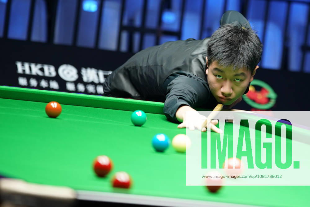 Gao Yang of China plays a shot in the first round match against Guan Zhen of China on day 1 of Wuhan Open 2026 at the Optics Valley Gymnasium of Huazhong University of Science and Technology on August 23, 2026 in Wuhan, Hubei Province of China.