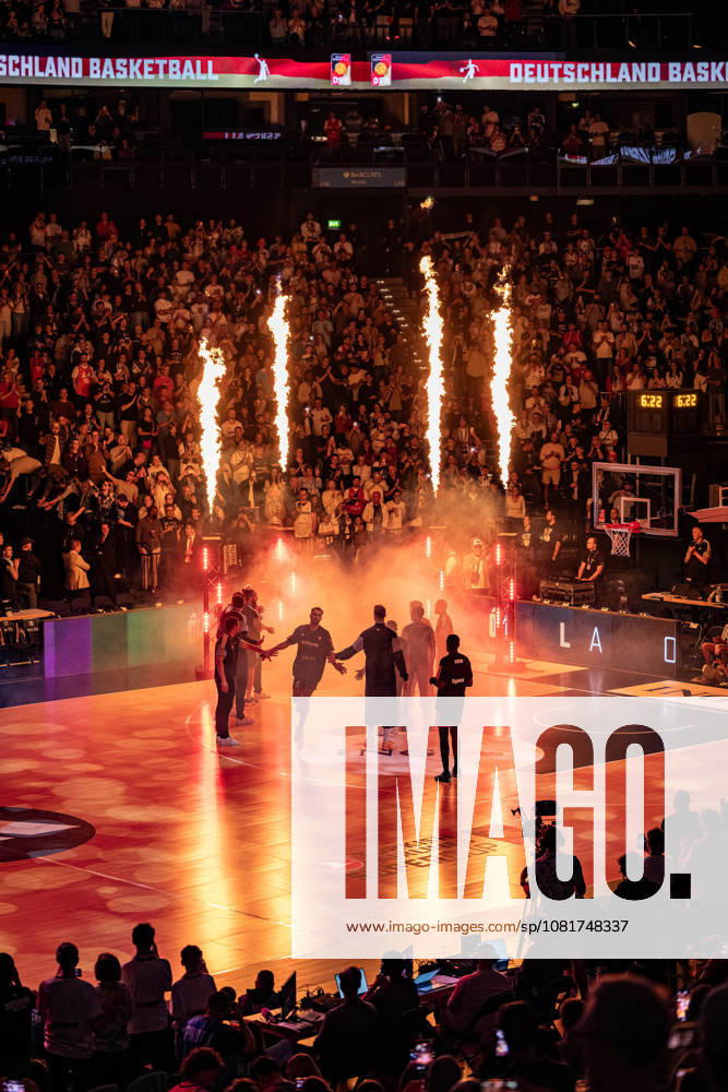 Basketball Hamburg 22.08.2026 Turkish Airlines Supercup 2026 Finale Deutschland (GER) - Kroatien (CRO) Teamvorstellung Deutschland Maodo Lo (Deutschland, No.04)