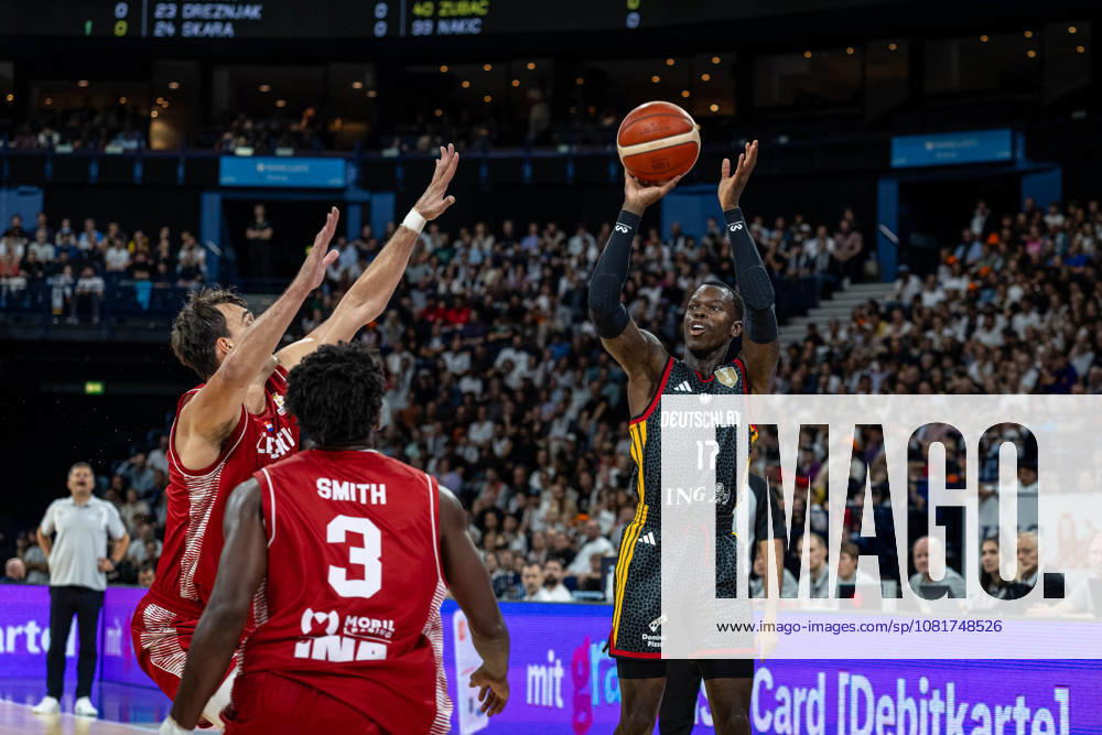 Basketball Hamburg 22.08.2026 Turkish Airlines Supercup 2026 Finale Deutschland (GER) - Kroatien (CRO) Dennis Schröder Schroeder (Deutschland, No.17) Schröder Schroder