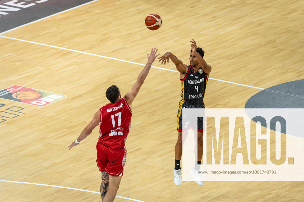 Basketball Hamburg 22.08.2026 Turkish Airlines Supercup 2026 Finale Deutschland (GER) - Kroatien (CRO) Maodo Lo (Deutschland, No.04) Karlo Matkovic (Kroatien, No.17)