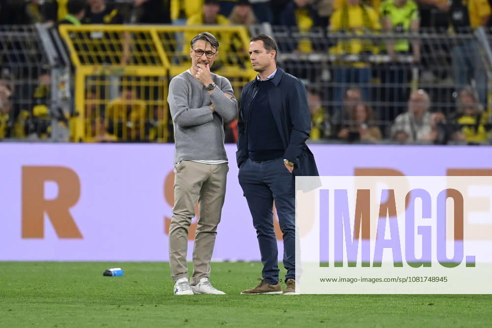 Trainer Niko Kovac (Borussia Dortmund), Lars Ricken (Geschäftsführer Borussia Dortmund), v.li., nach dem Spiel 22.08.2026, Fussball, Saison 2026 2027, Franz-Beckenbauer-Supercup 2026, Finale, Borussia Dortmund - FC Bayern München 1:2 DFL regulations prohibit any use of photographs as image sequences and or quasi-video Dortmund Signal Iduna Park Nordrhein Westfalen Deutschland