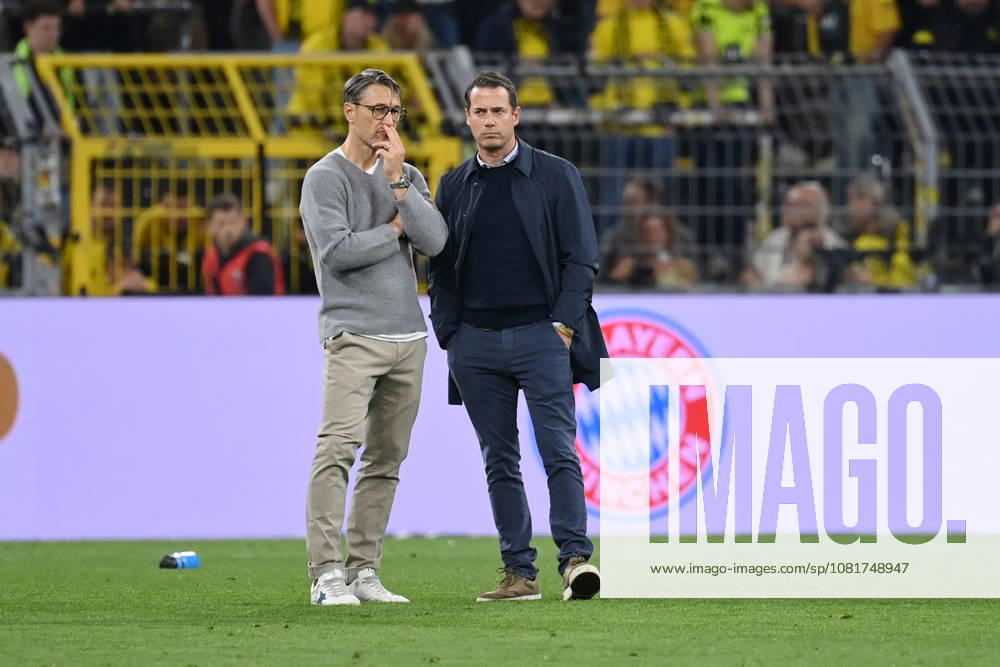 Trainer Niko Kovac (Borussia Dortmund), Lars Ricken (Geschäftsführer Borussia Dortmund), v.li., nach dem Spiel 22.08.2026, Fussball, Saison 2026 2027, Franz-Beckenbauer-Supercup 2026, Finale, Borussia Dortmund - FC Bayern München 1:2 DFL regulations prohibit any use of photographs as image sequences and or quasi-video Dortmund Signal Iduna Park Nordrhein Westfalen Deutschland