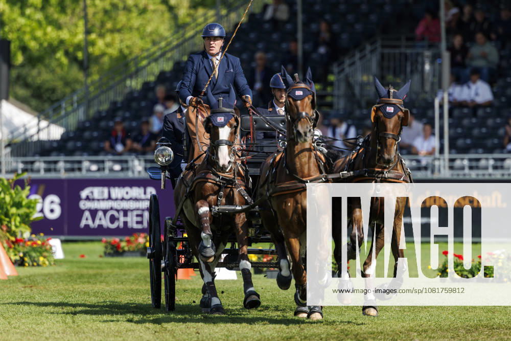AACHEN - FEI World Championships 2026, AACHEN - FEI World Championships 2026 NAPROUS Daniel (GBR), Ippon, Jack, Lord P.C, Lyzander .V, Onno Stuntman Star Wars, Davinci Code, Games of Thrones and more FEI Driving World Championship, WM, Weltmeisterschaft Four-in-Hand Team & Individual Cones Kegelfahren Aachen, Reitstadion Soers 23. August 2026 -