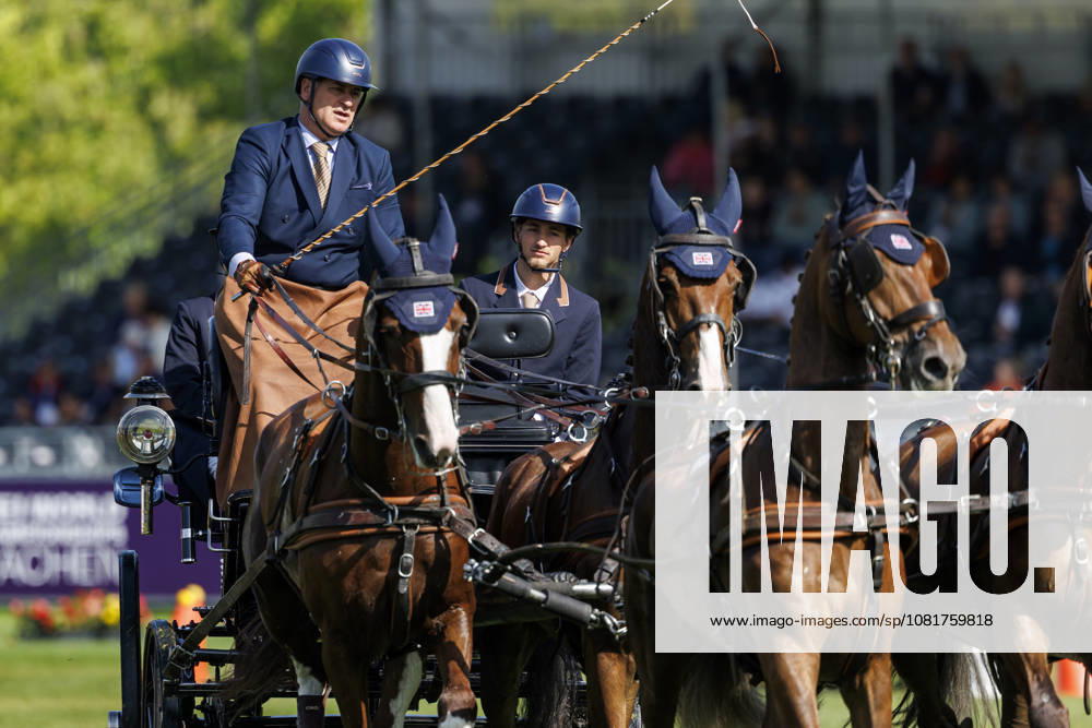 AACHEN - FEI World Championships 2026, AACHEN - FEI World Championships 2026 NAPROUS Daniel (GBR), Ippon, Jack, Lord P.C, Lyzander .V, Onno Stuntman Star Wars, Davinci Code, Games of Thrones and more FEI Driving World Championship, WM, Weltmeisterschaft Four-in-Hand Team & Individual Cones Kegelfahren Aachen, Reitstadion Soers 23. August 2026 -