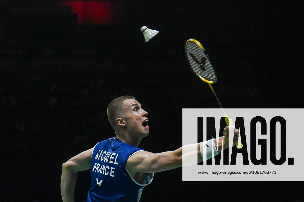 France s Thom Gicquel and Delphine Delrue (not pictured) in action against China s Feng Yan Zhe and Huang Dong Ping during Mixed Doubles Finals of the BWF World Championships 2026 in New Delhi, India on August 23, 2026. New Delhi India - ZUMAj168 20260823_zip_j168_003