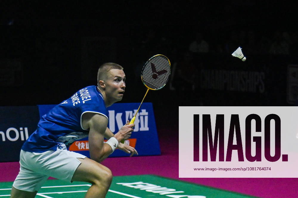 France s Thom Gicquel and Delphine Delrue (not pictured) in action against China s Feng Yan Zhe and Huang Dong Ping during Mixed Doubles Finals of the BWF World Championships 2026 in New Delhi, India on August 23, 2026. India BWF Championships 2026 - ZUMAj168 20260823_zip_j168_007
