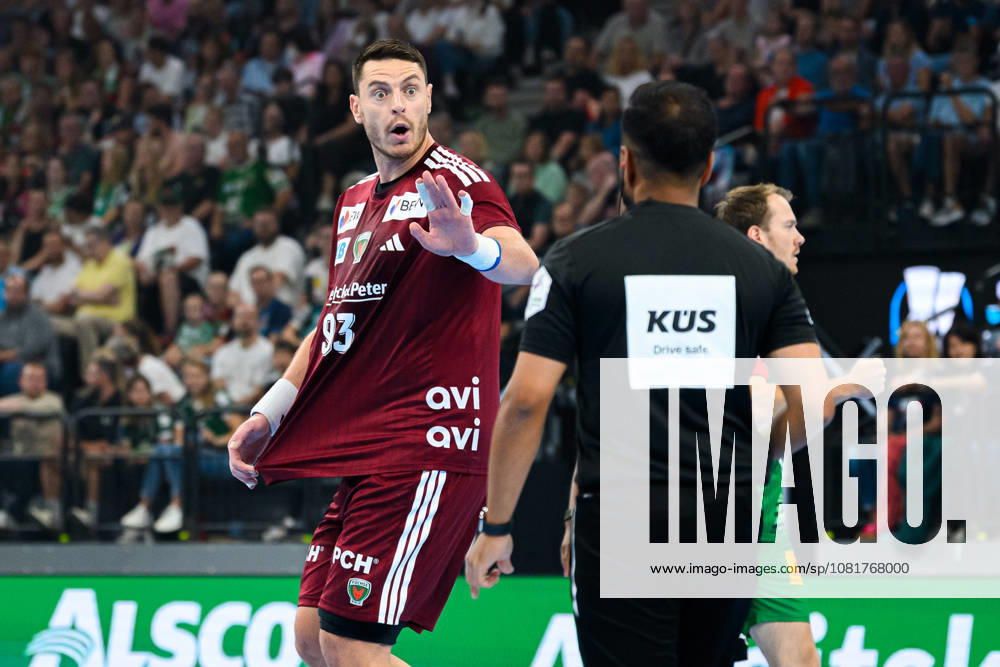 Muenchen: HBL Super Cup 2026 - SC Magdeburg - Fuechse Berlin Mijajlo Marsenic (Berlin) Muenchen SAP Garden Bayern Deutschland