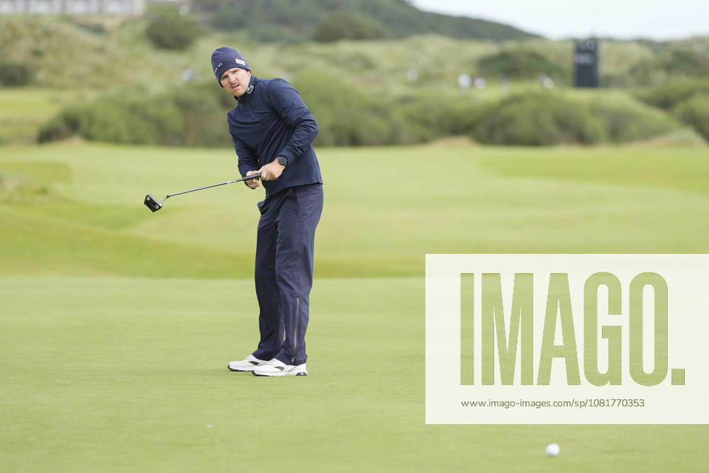 BALMEDIE, SCOTLAND - AUG 23: Yannik Paul (GER) putts on the 2nd green during Round 4 at the 2026 Nexo Championship at the Trump International Golf Links, Balmedie on August 23, 2026 in Aberdeenshire, Scotland The 2026 Nexo Championship