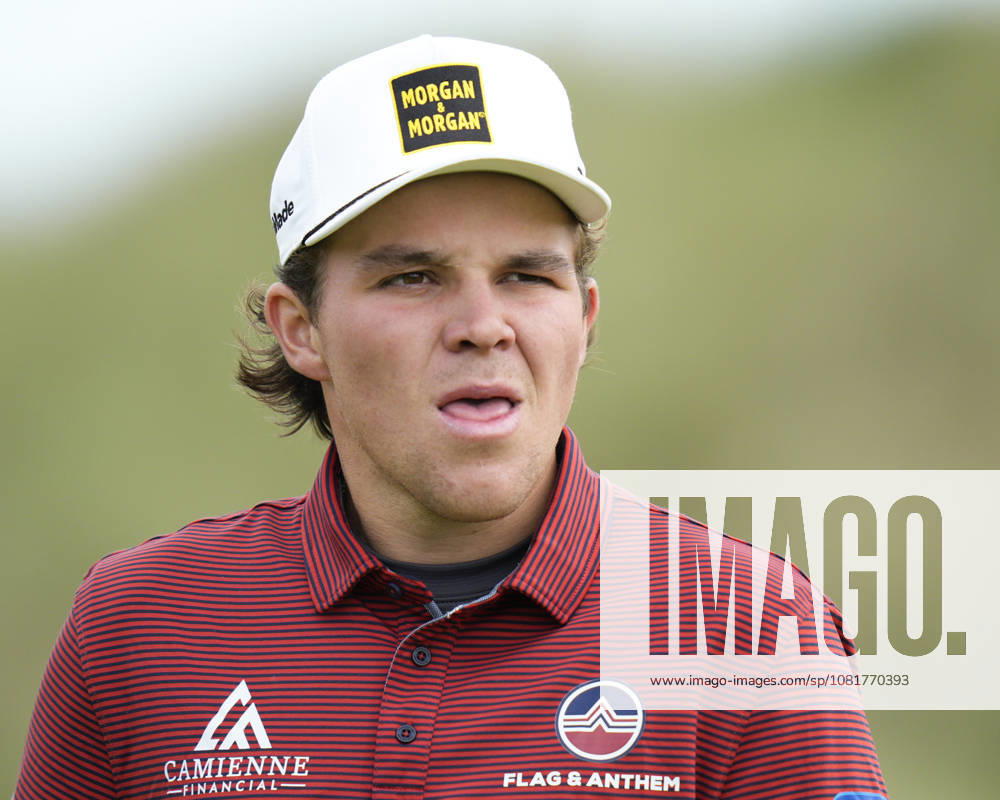 BALMEDIE, SCOTLAND - AUG 23: John Daly II (USA) walks to the 3rd green during Round 4 at the 2026 Nexo Championship at the Trump International Golf Links, Balmedie on August 23, 2026 in Aberdeenshire, Scotland The 2026 Nexo Championship